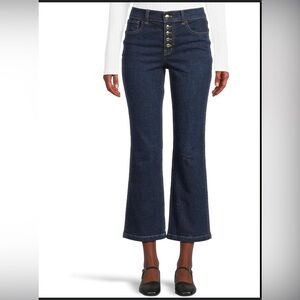 Madewell Women’s MID- RISE KICK OUT JEANS Dark Indigo Size 25